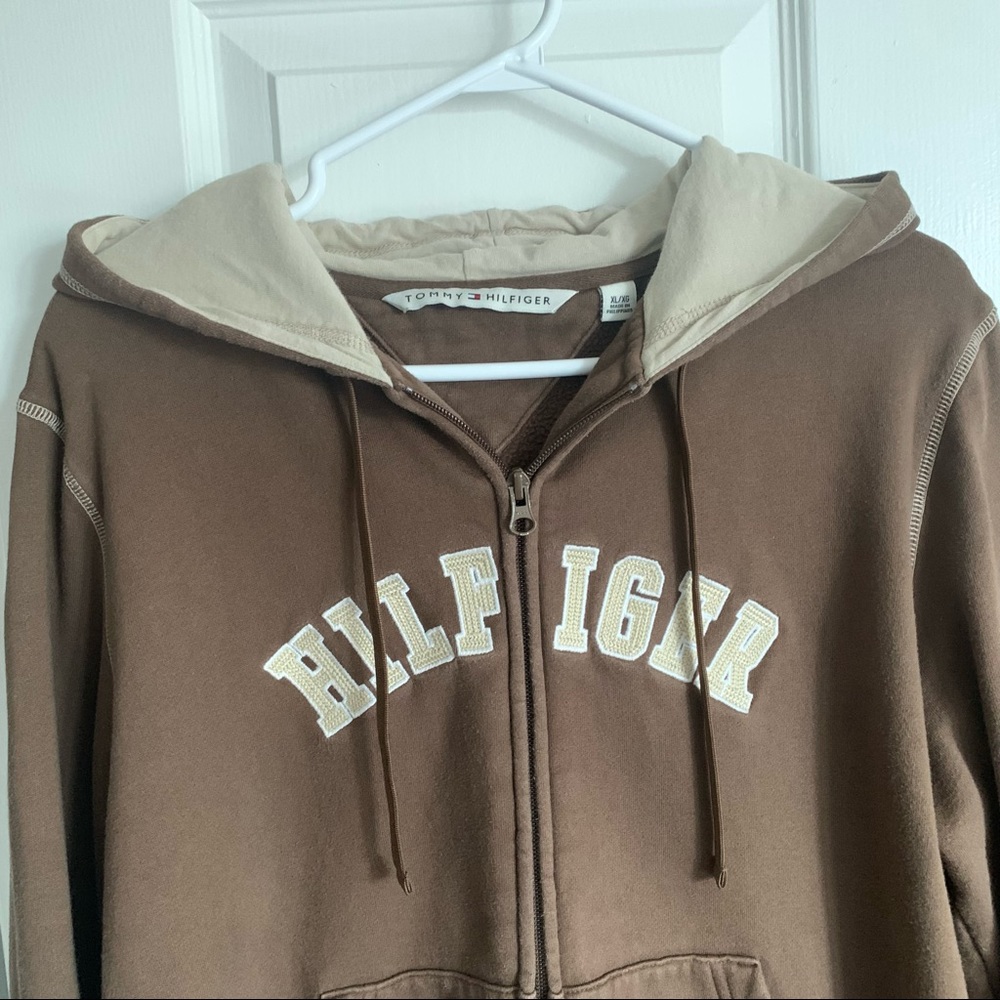 Tommy Hilfiger brown hoodie